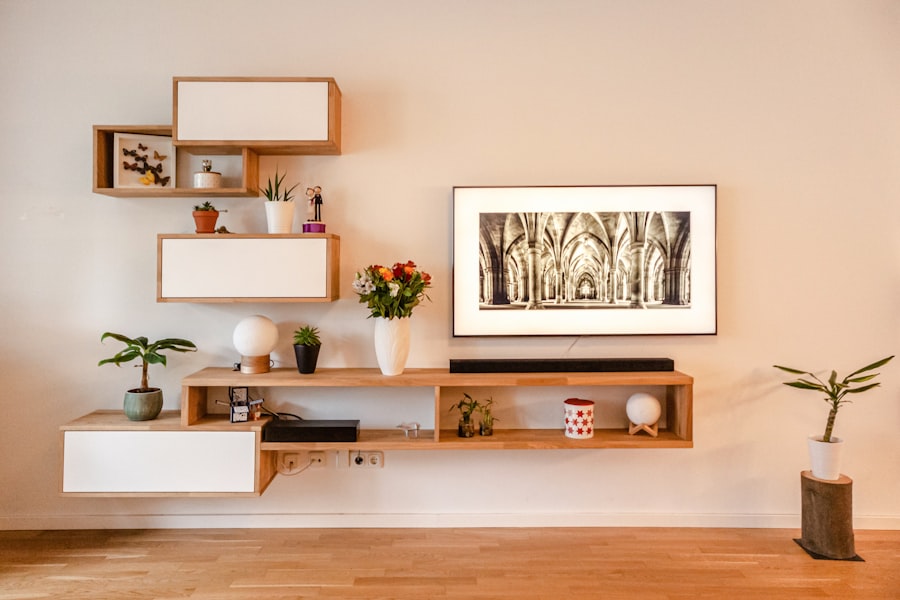Bamboo & Linen Room Divider